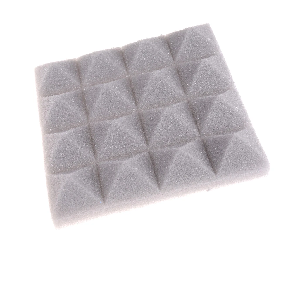

Soundproofing Foam Studio Acoustic Sound Treatment Absorption Wedge Tile R06 Drop Ship for use on corner walls, corner ceilings