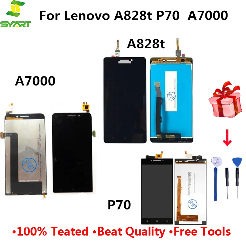 Сенсорный экран для Lenovo P70 / P70A A828T A7000 ЖК дисплей в сборе сменная панель сенсорный