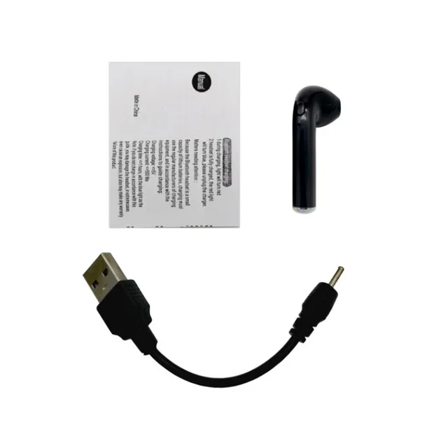 right black a cable I7s TWS Bluetooth наушники стерео вкладыши беспроводные Bluetooth наушники спортивные свободные наушники-вкладыши с коробкой для телефона xiaomi - Цвет: right black a cable