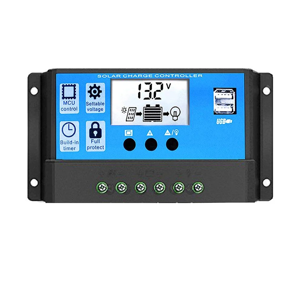 Y-SOLAR PWM 10/20/30A за максимальной точкой мощности Солнечный Контроллер заряда 12/24V