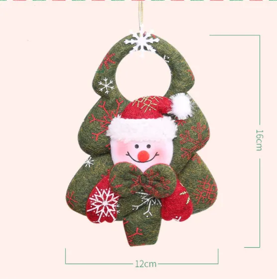 Рождественская елка кулон Санта дверь окно висячие украшения Рождественское