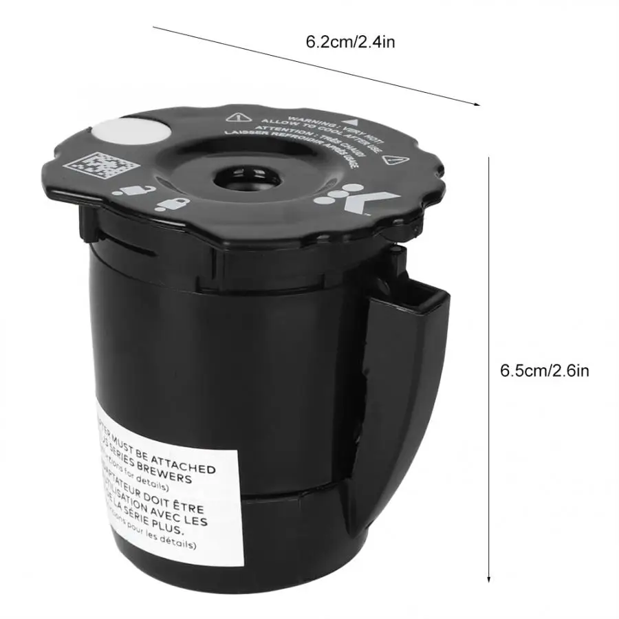 Универсальный Многоразовый многоразовый фильтр для молотого кофе подходит 2
