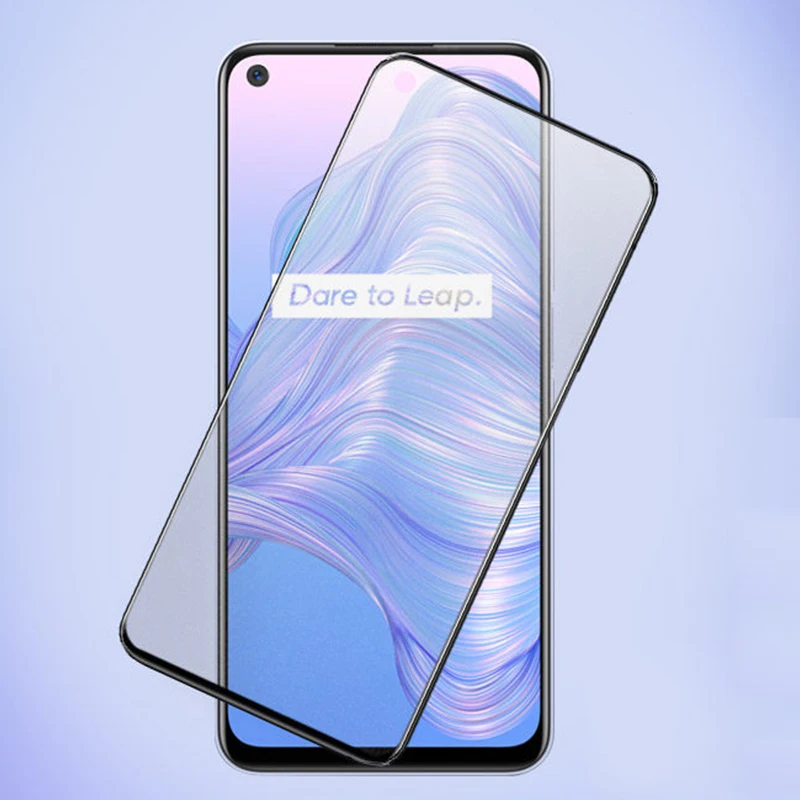 3D полное клеевое закаленное стекло для OPPO Realme V3 V5 V7 покрытие Высокое качество 9H