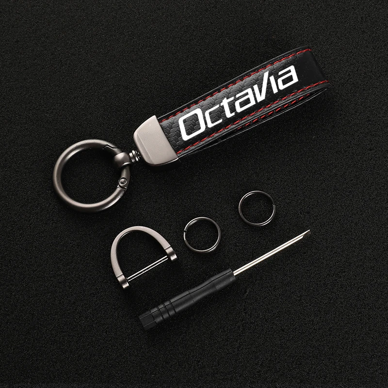 Кожаный Автомобильный Брелок с поворотом на 360 градусов кольца для ключей в форме