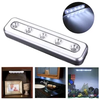 5 led wireless cabinet light with adhesive sticker battery powered lamp closet wardrobe stair kitchen bedroom drawer