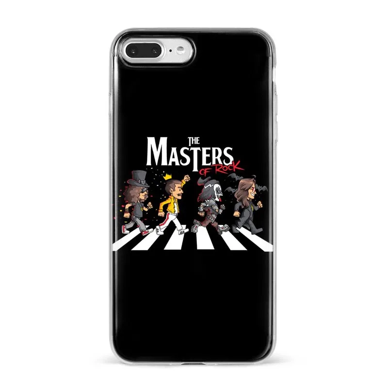 

Phone Case For Coque iPhone X XR XS Max 8 8Plus 7 7Plus 6 6S Plus 5S SE Freddie Mercury Queen band Soft Silicone Fundas Cover