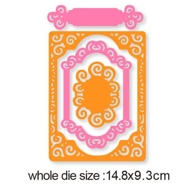 Металлические штампы для вырезания форма etch полый каркас украшение скрапбукинга