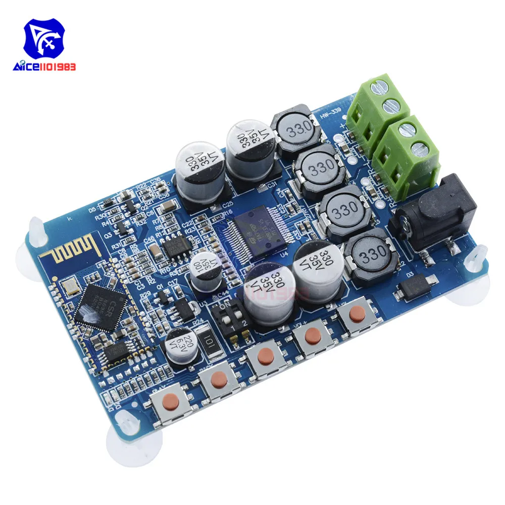 Цифровой усилитель diymore TDA7492P Bluetooth 4 0 50 Вт + плата беспроводные аудио усилители