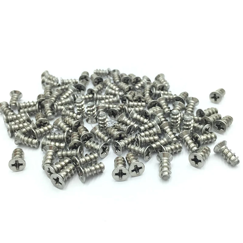 Silver 20 шт./лот, черный корпус для компьютера, ПК, охлаждающий вентилятор, крепежные винты для 70 80 90 120 140 вентиляторов, Упаковка из 20 штук - Цвет: Silver