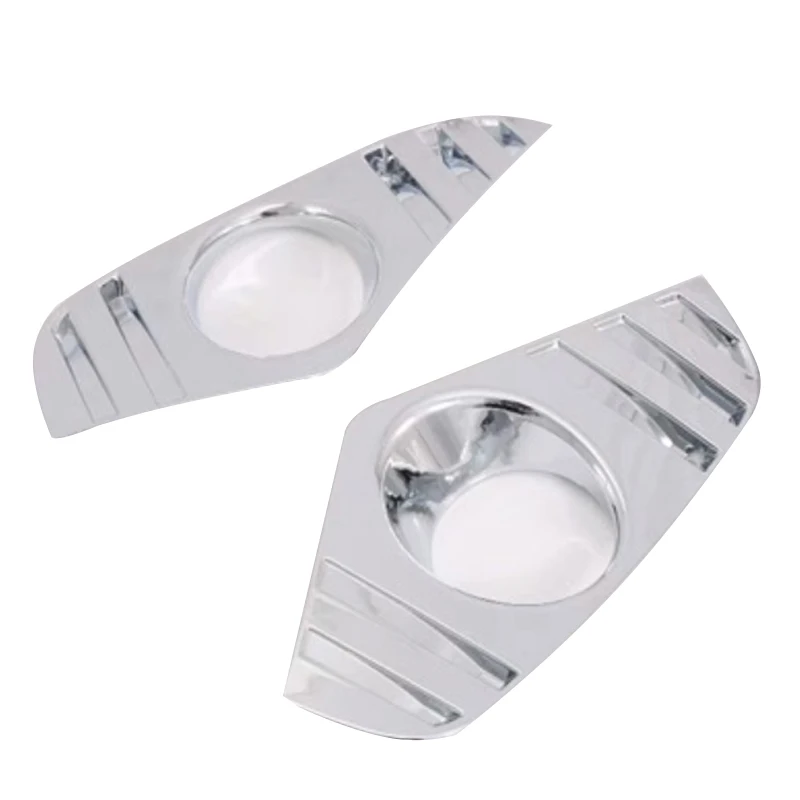 

Parts Fog Light Covers For Toyota RAV4 2019 Frame Front Lamp Pair Trim 2pcs Accessory