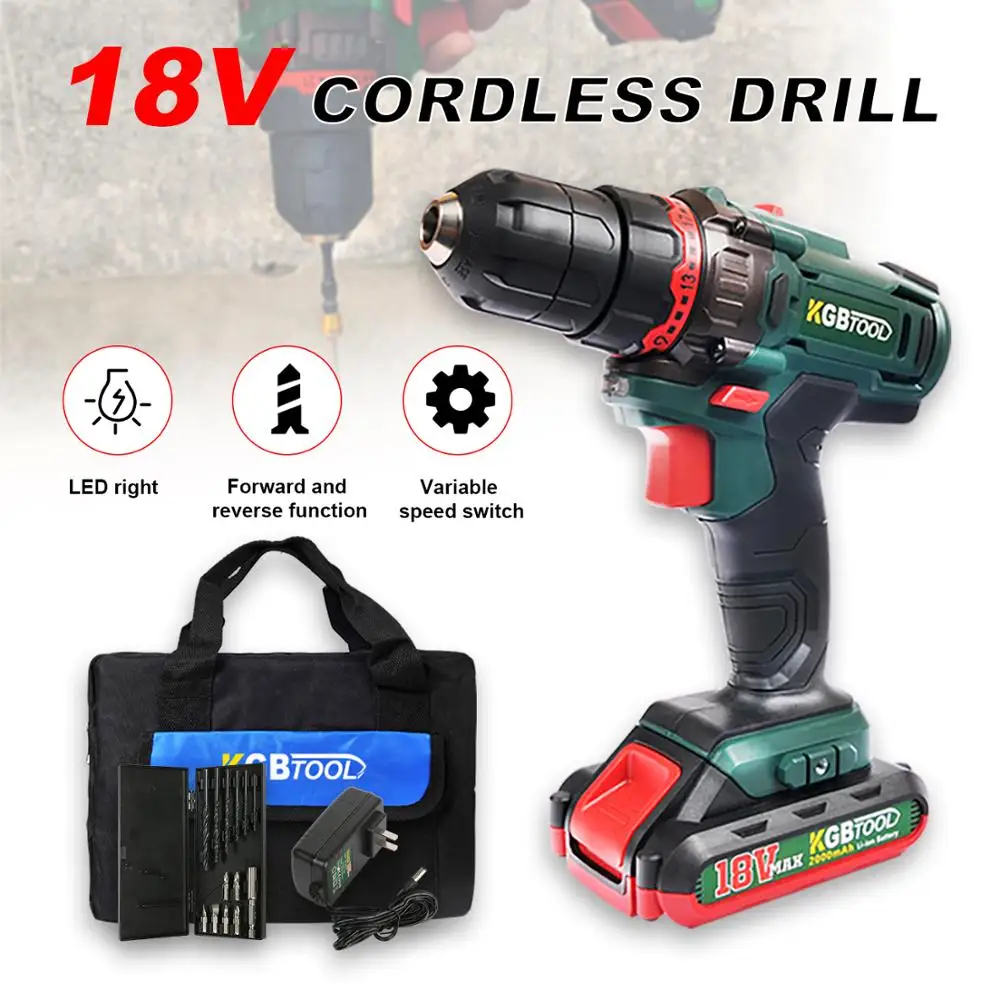 18 в электроинструменты электрическая дрель Аккумуляторная литиевая отвертка