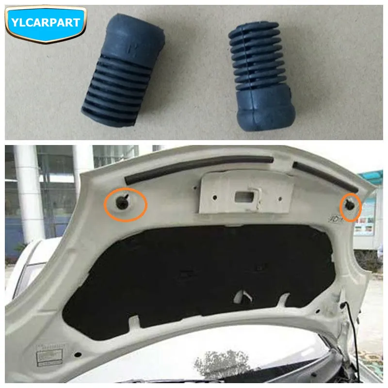 Для Geely LC Cross, GC2-RV, GX2, Emgrand Xpandino, LC, Panda, Pandino, GC2, автомобильный капот резиновый Отбойник, буферный блок