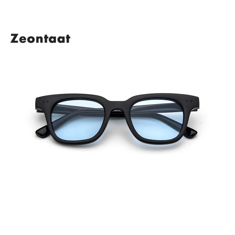 Солнцезащитные очки Квадратные женские/мужские в стиле ретро с линзами