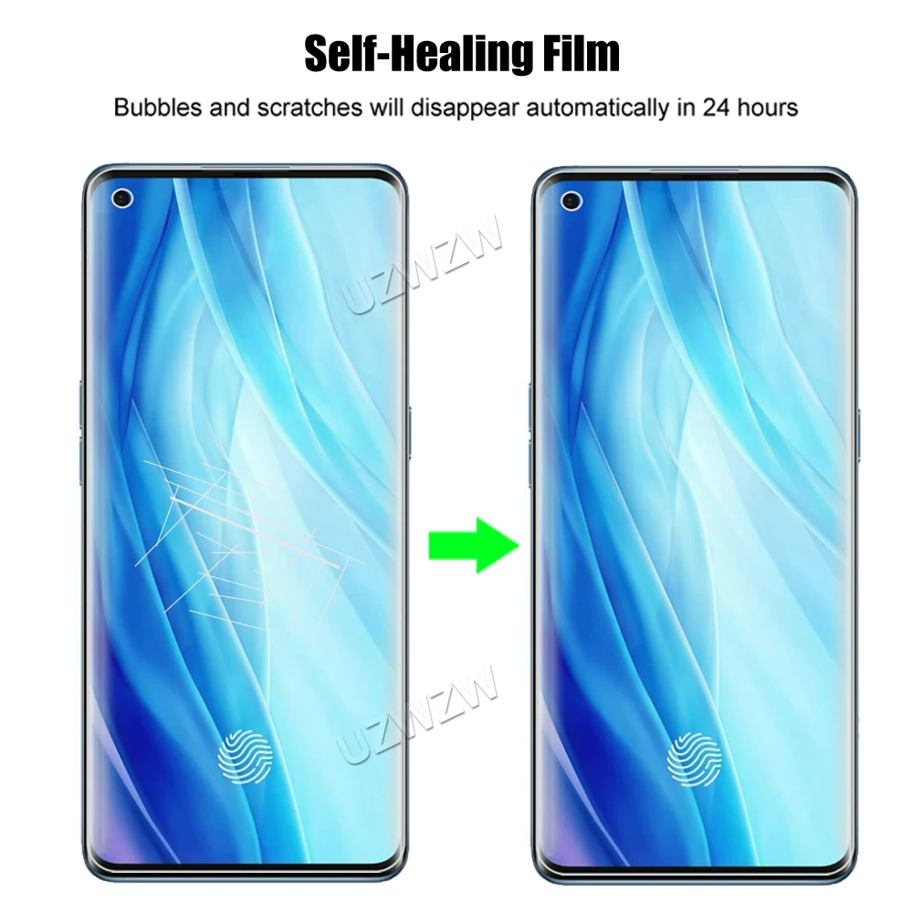 3pcs for oppo reno4 pro 5g 4g reno 4 pro screen protector soft hydrogel film 3d curved full coverage free global shipping