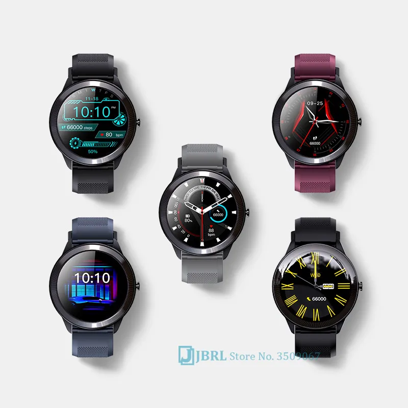 

2021 Full Touch SmartWatch Women Men Fitness Tracker Electronic Sport Clock for Andriod Ios Customized Dial Steel Smart watch