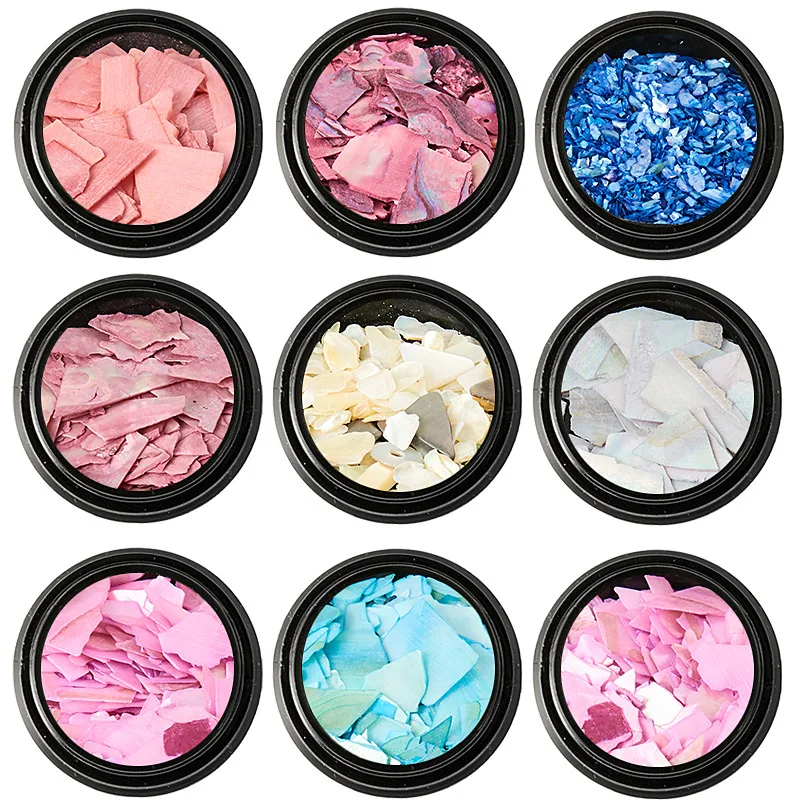 1 коробка 3D Стразы в виде ракушки сделай сам драгоценные камни очаровательное