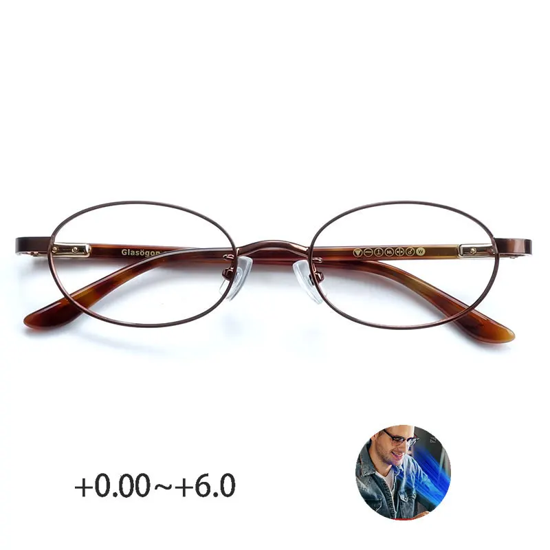 Для женщин металлическая компьютерные очки для чтения синий светильник