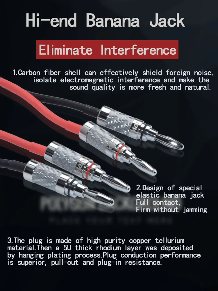 Одна пара кабель динамика ATAUDIO HIFI с посеребренным покрытием Hi end 6N OCC провод для Fi