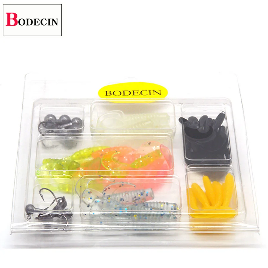 52 шт. рыболовные приманки наживки воблер приманка искусственная джиг силикон для