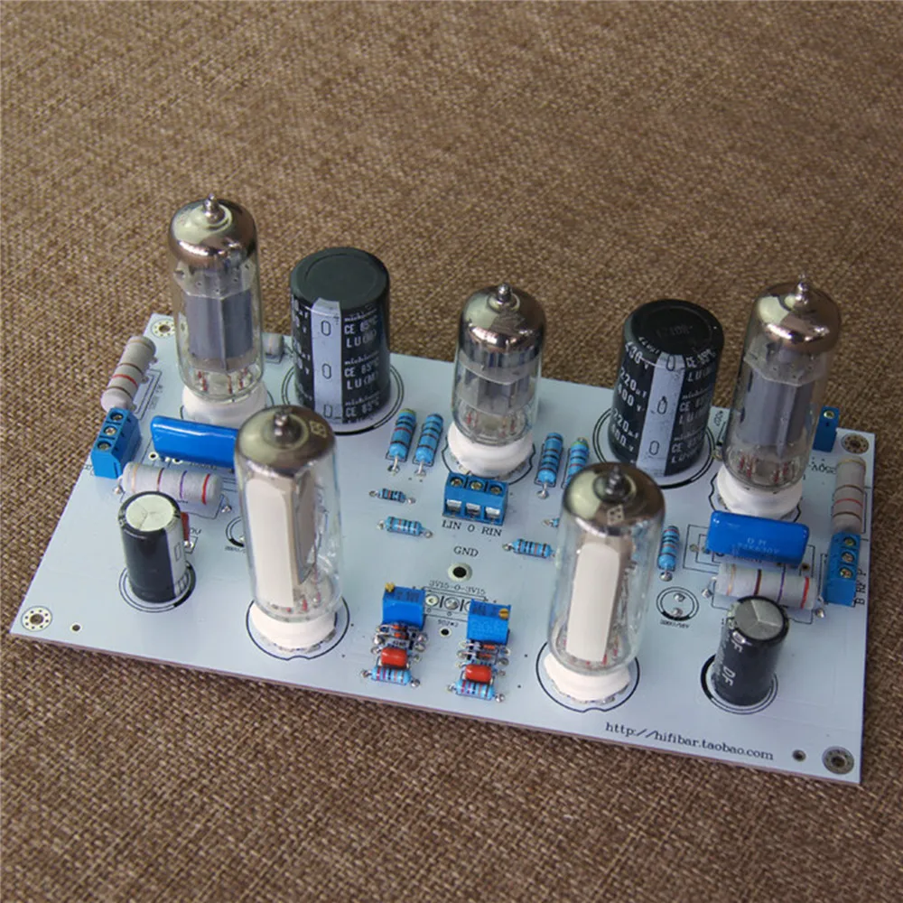 6N2/6N1 + 6P1 3W * 2 hi-fi стерео вакуумная трубка Amp печатная плата усилителя мощности 6E2
