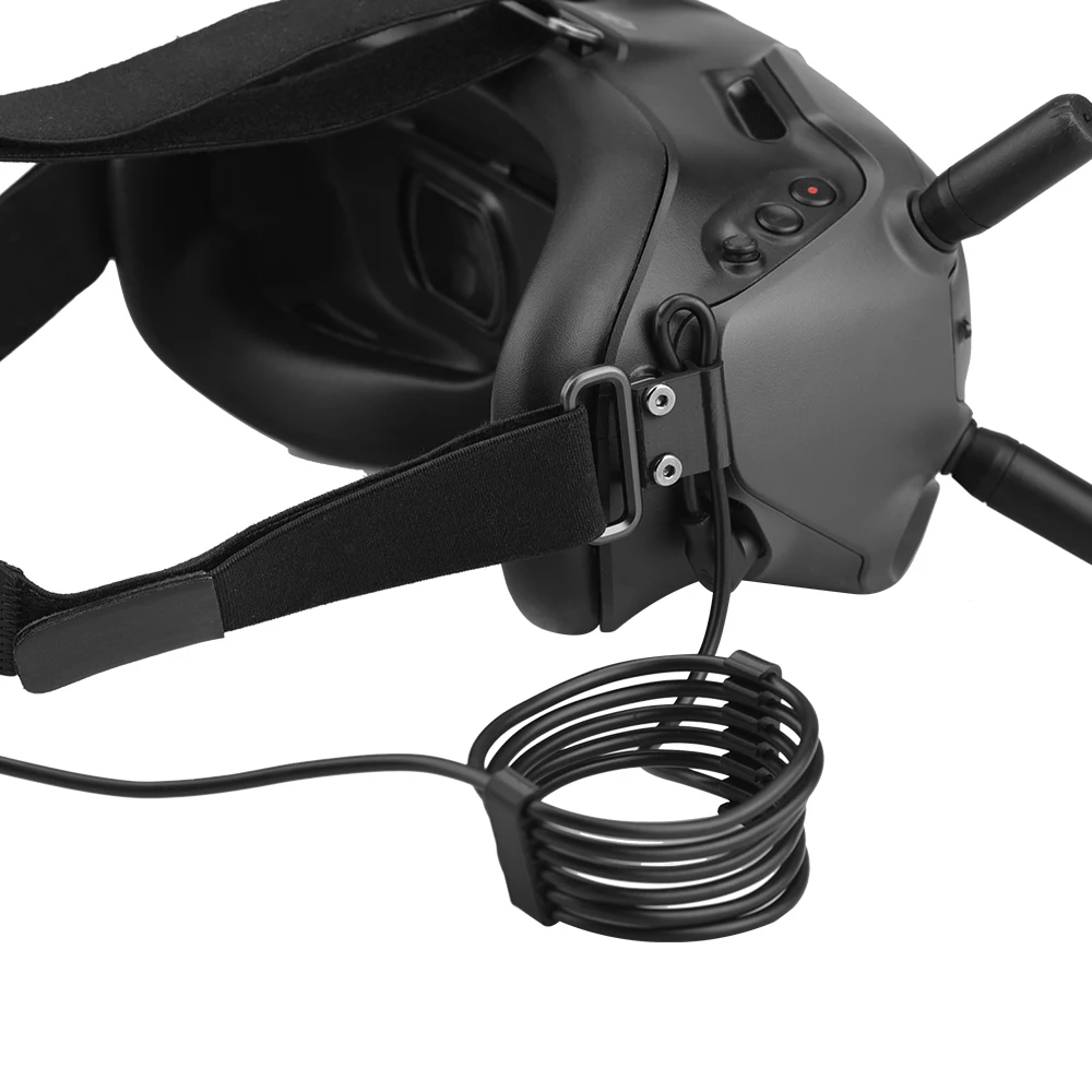 

For DJI FPV Combo Drone Flying Glasses Data Cable Management Holder Power Line fixed Bracket Harness Prevent Loose Accessories