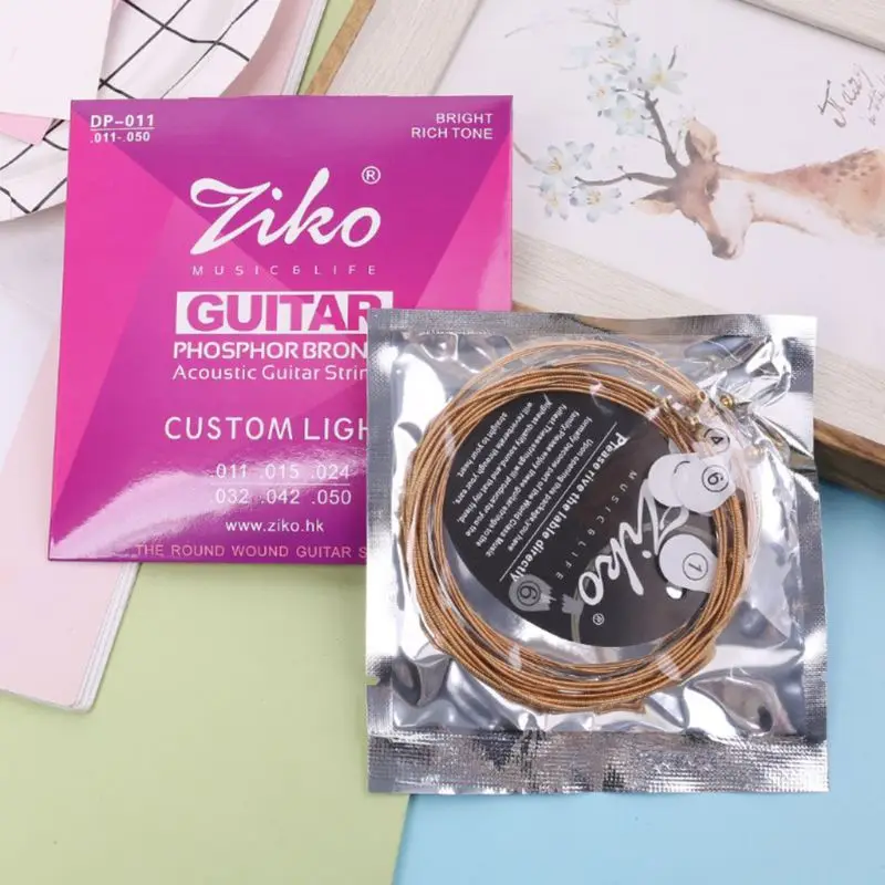 

1 Pc Acoustic Guitar String Phosphor Bronze 010/011/012 DP Series