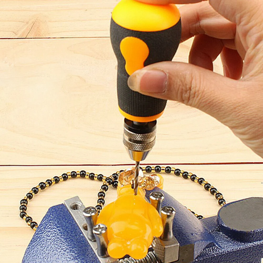 

Micro Hand Drill Portable Small Drill Bits Set Tool Premium Accessories