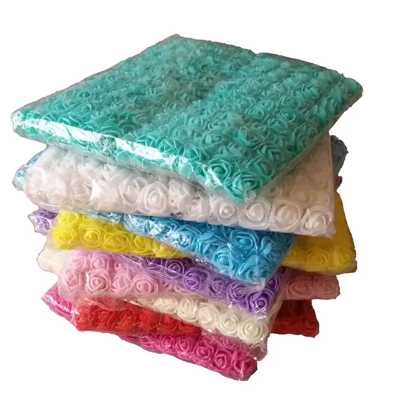 Мини-цветы из пенопласта искусственные цветы для дома украшения автомобиля розы