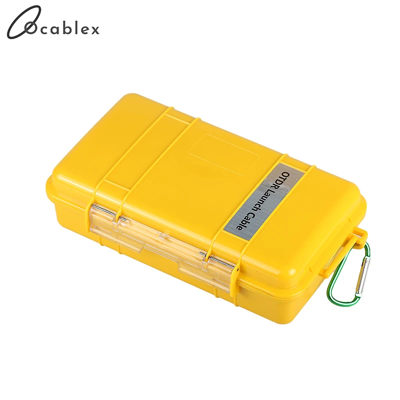 Волоконно-оптический OTDR Launch Cable Box 1 км SM одномодовый FC/UPC-FC/UPC Dead Zone Eliminator Fiber Rings |