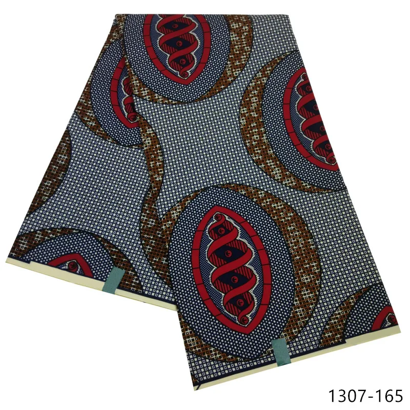 Latest Ankara Wax Fabric Guaranteed Real Wax 6yard/lot High Quality African Fabric Print For Sewing Dress 1307
