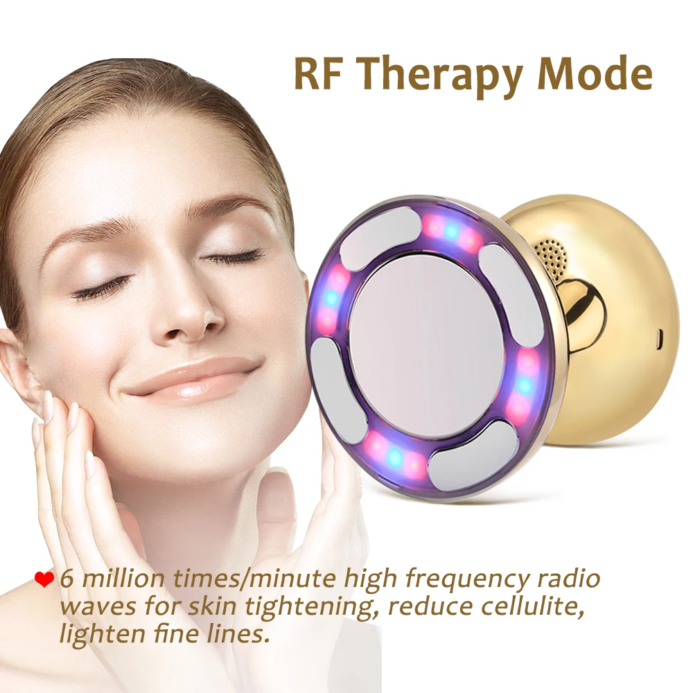 Beauty Star 3D RF Ultrasound Cavitation Body Slimming Massager LED Photon Anti Cellulite Radio Frequency Skin Lifting Machine