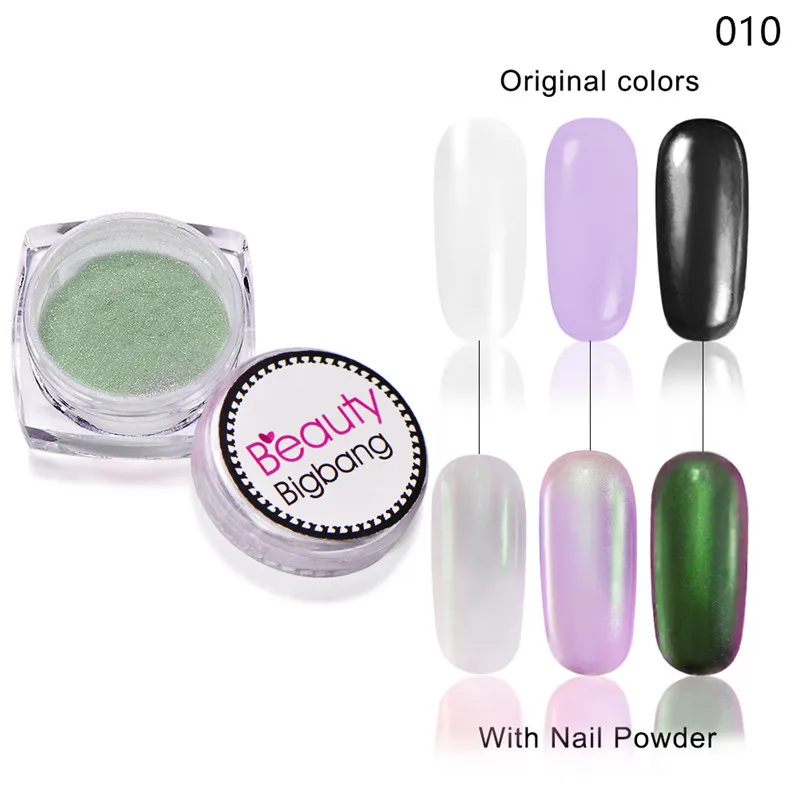 BeautyBigBang 0,2 г лак для ногтей Радужная пудра градиентное мерцание пигмент с блестками Маникюр неоновая пыль лазерное украшение ногтей