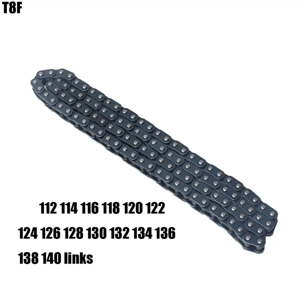 T8F цепь 112 114 116 118 120 122 124 126 128 130 132 звено для мини велосипеда внедорожника Quad ATV 47cc 49cc