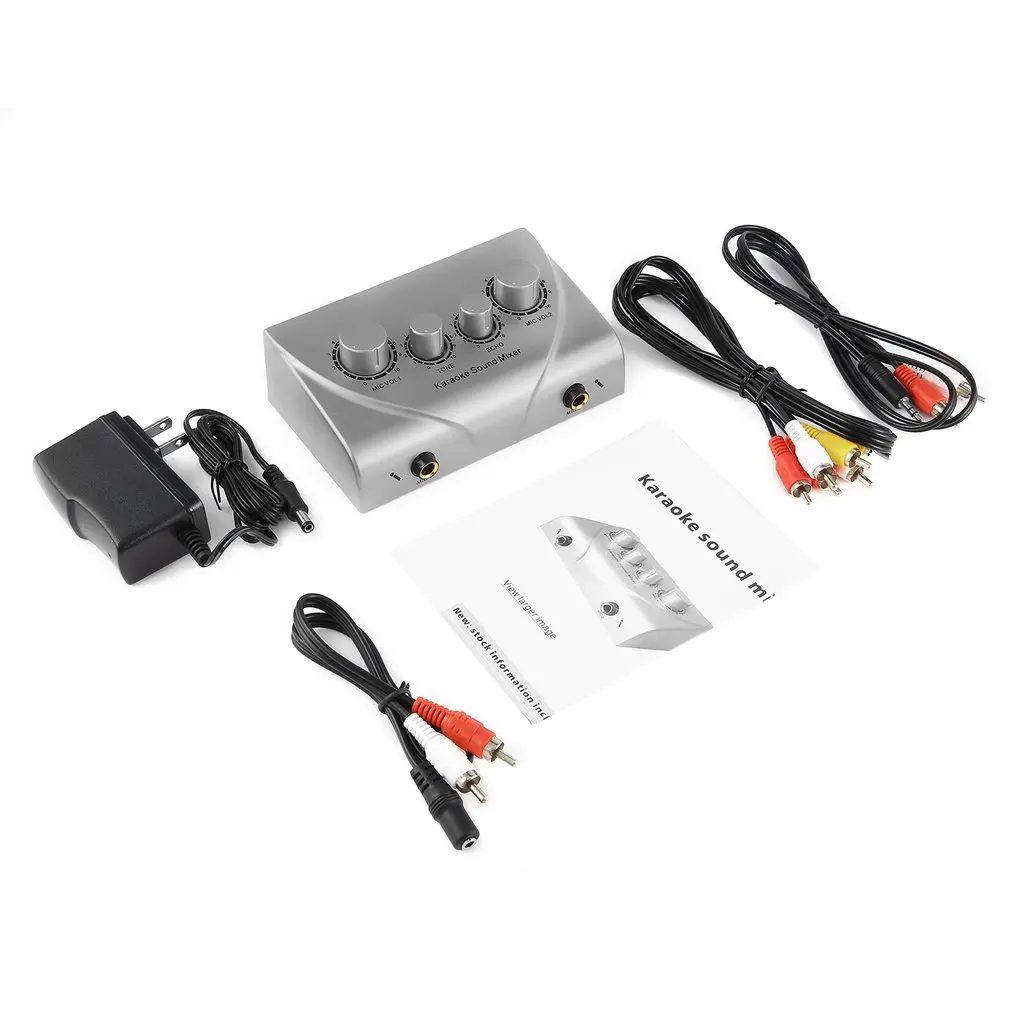 Караоке звуковой миксер профессиональная аудио система портативный мини