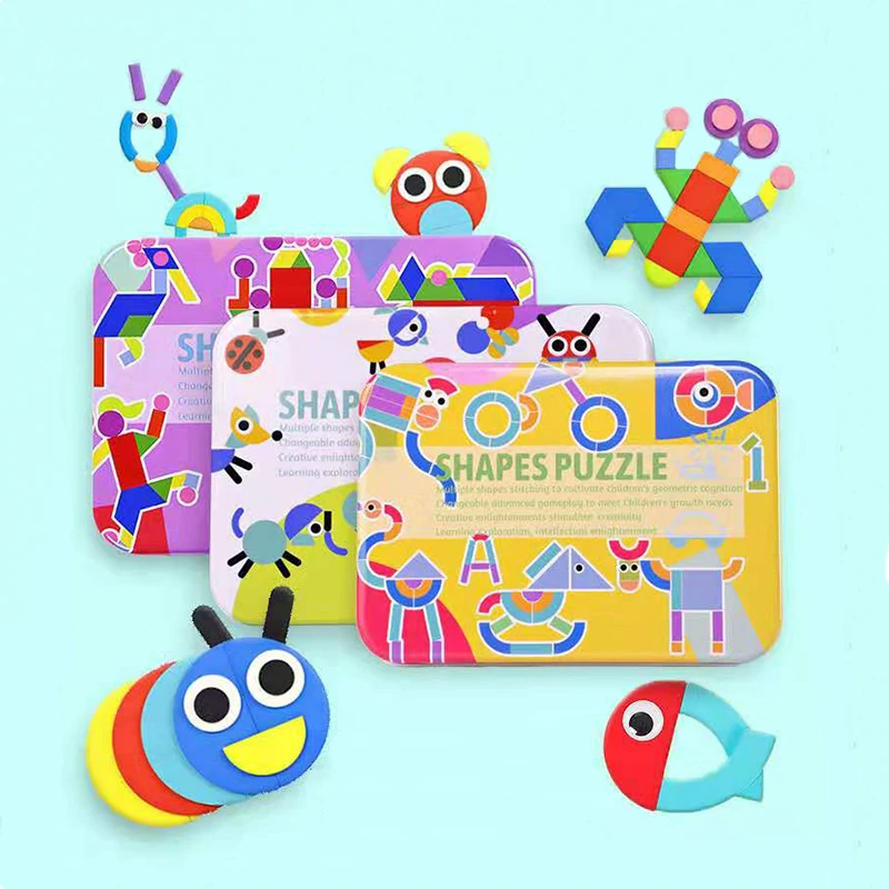 50 шт./60 шт. карты 3D головоломка набор раннего обучения Детские развивающие