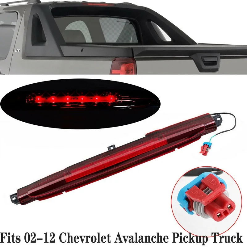 Luz de freno LED para Chevrolet Avalanche, lámpara de carga de montaje alto, accesorios de coche