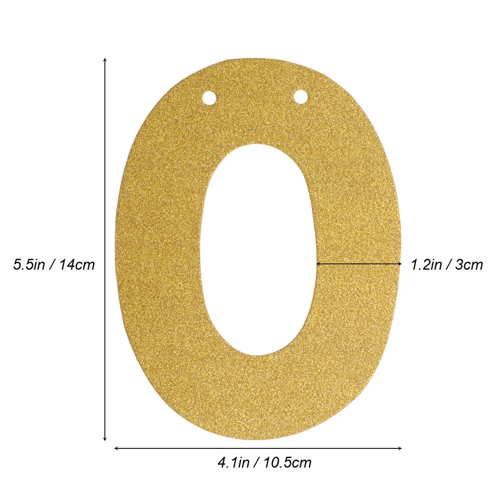 

Hawaiian Style with Long Pineapple ALOHA Letter Glitter Powder Garland (Gold)