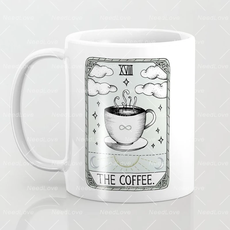 11 унций Таро кофейная кружка белая керамическая Классическая чашка чайная | Дом и