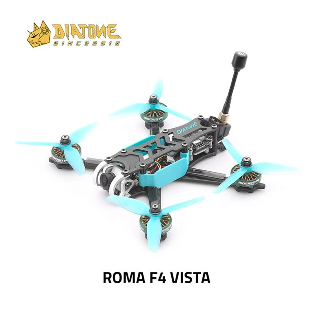 

Diatone ROMA F4 4 дюйма 4/6S HD FPV гоночный Дрон w/ Caddx Polar Vista Cam F411 AIO Контроллер полета 35A ESC 2200/3300KV двигатель