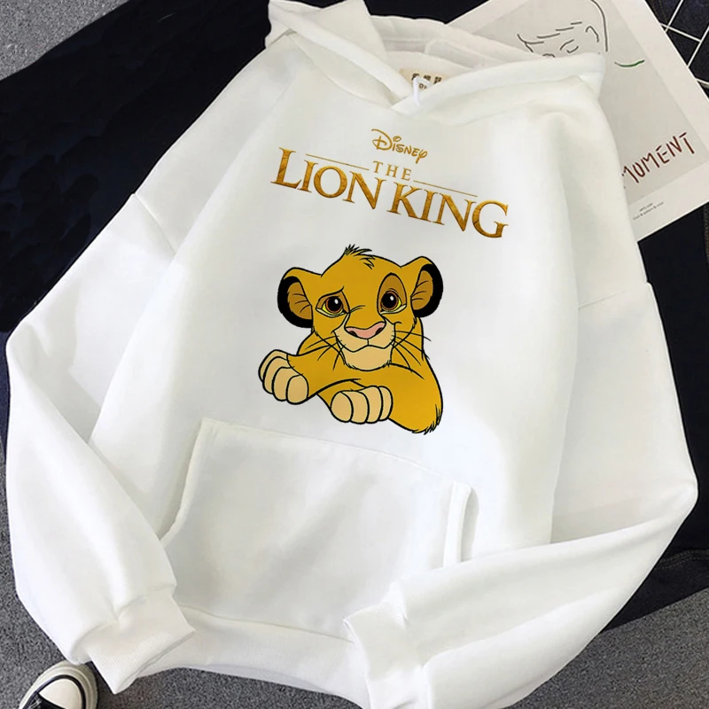 Толстовка Женская с забавным аниме Симба худи Disney Hakuna Matata милые свитшоты