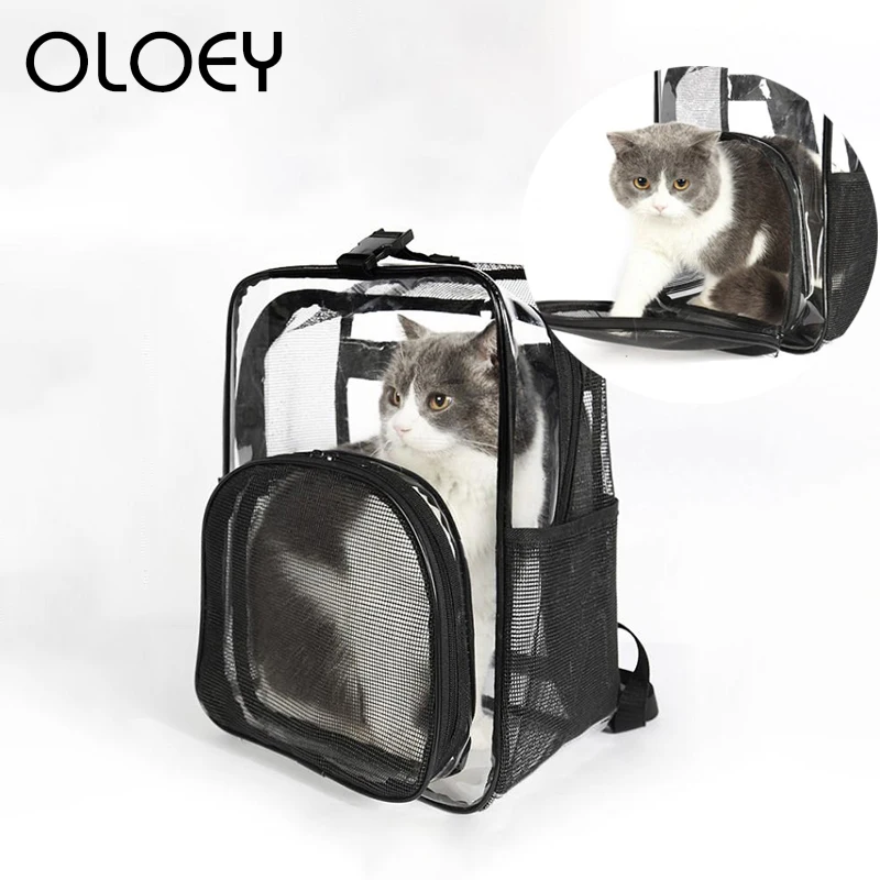 Прозрачный Cat Carrier Рюкзак для отдыха на открытом воздухе дышащий посылка