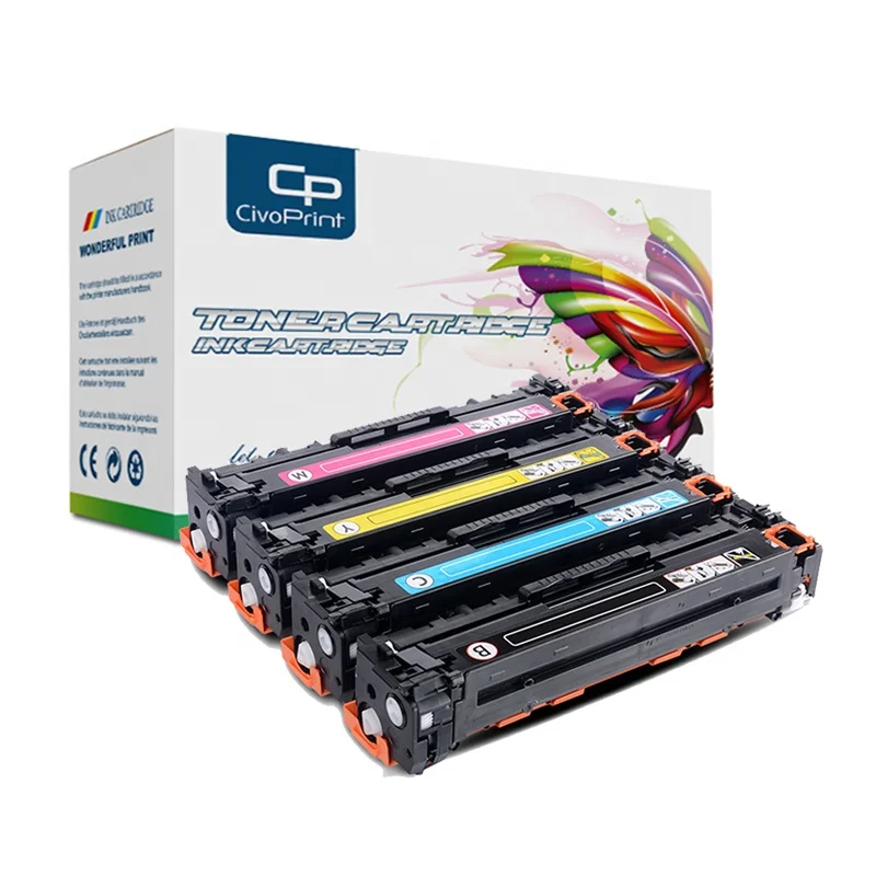 

Civoprint Compatible toner cartridge CB540A 540 CB541A CB542A CE322A CF212X CB540 for HP laserJet CP1213 CP1214 CP1215 CP1216