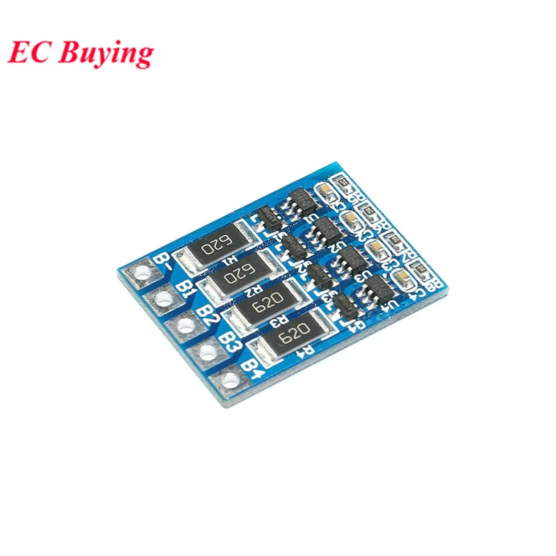 4S 3S 4S 5s 6S 7S 8S 18650 литиевая батарея Защитная плата Li-Ion Lipo BMS PCM с функцией сохранения баланса Модуль платы 1S 3MOS 4MOS 6MOS - Цвет: 4S