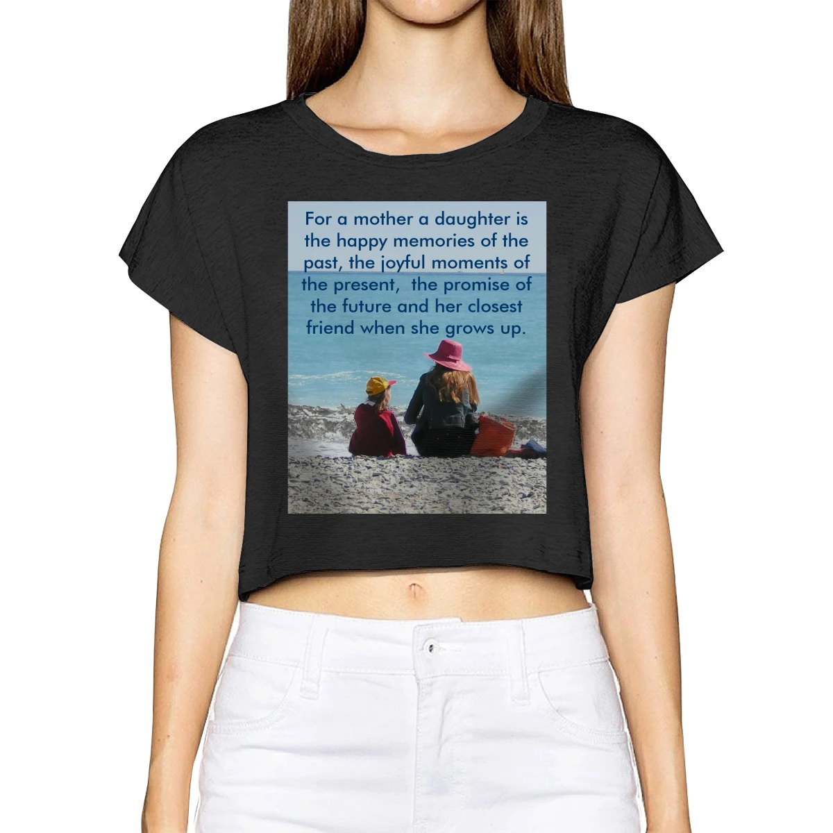 

Mother & Daughter T-Shirt Aesthetic Clothes Print Funny Tee 100% Cotton