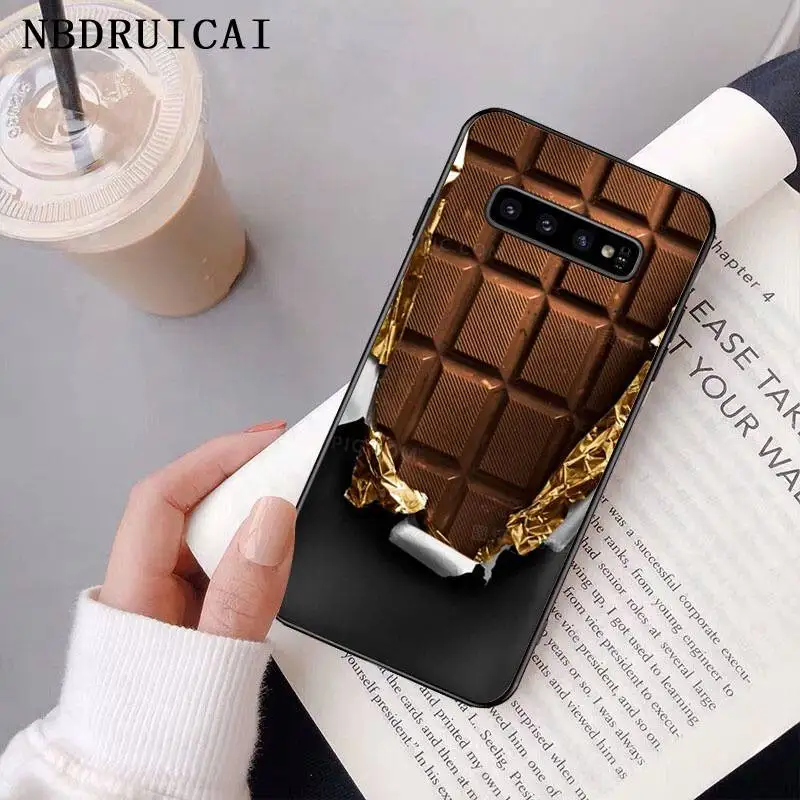 NBDRUICAI Funny Food Dessert Chocolate Beer Phone Case Cover for Samsung S9 plus S5 S6 edge S7 S8 S10 E | Мобильные телефоны и