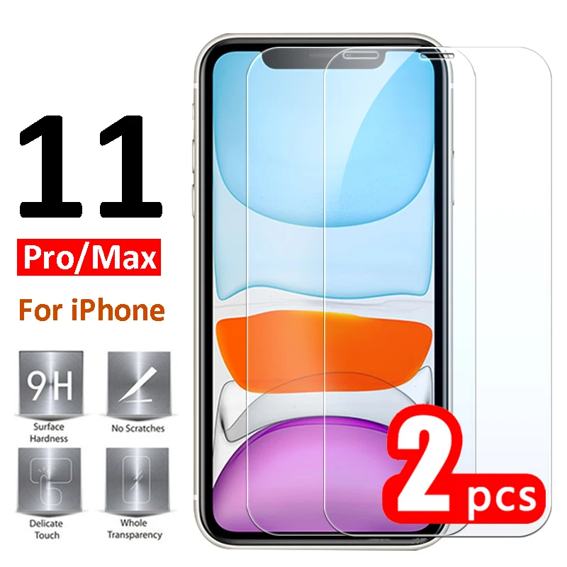 2 шт. бронированное стекло iphone 11 11pro 11promax on для pro max закаленное защитное 11max чехол |