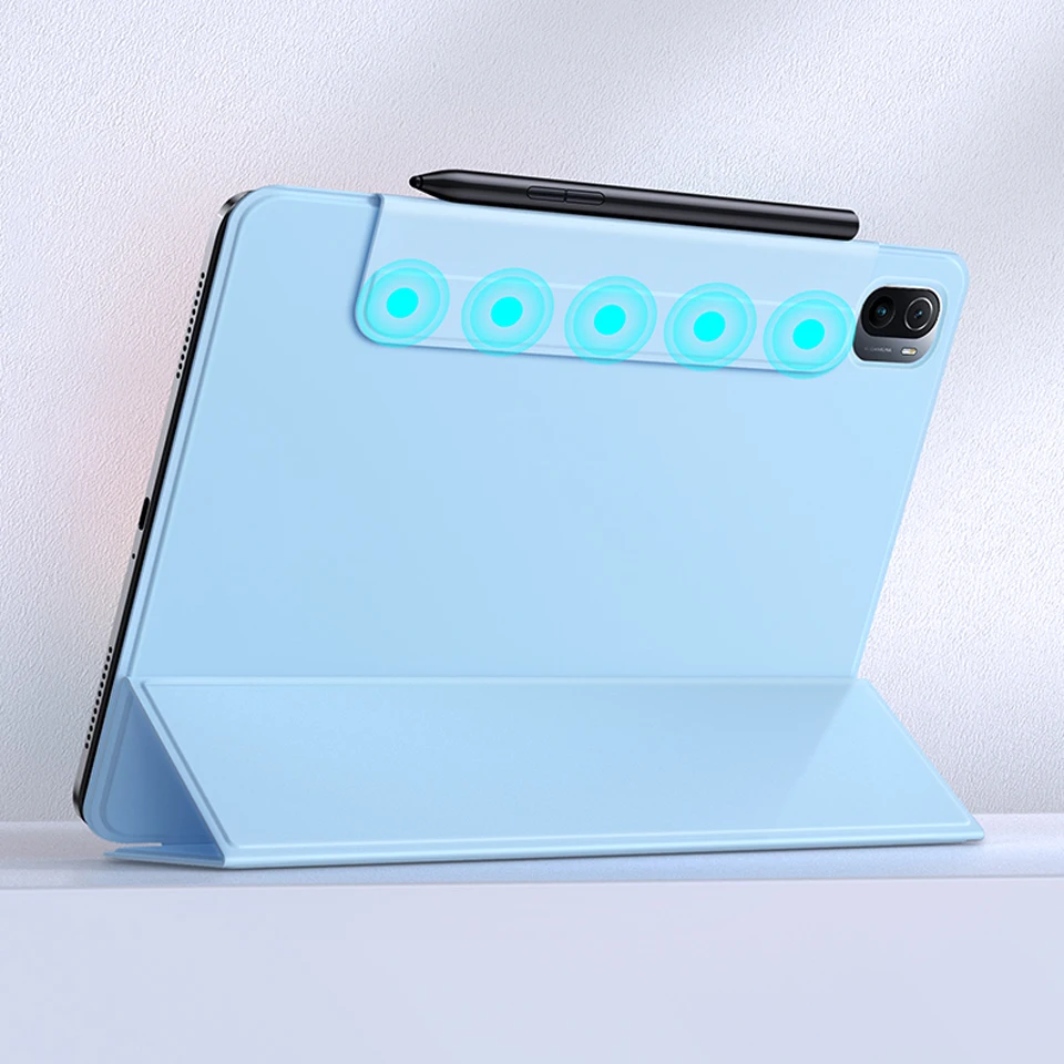 Магнитный чехол для Xiaomi Pad 5 mi pad Pro автоматического пробуждения и сна Supprot Pencil Charging