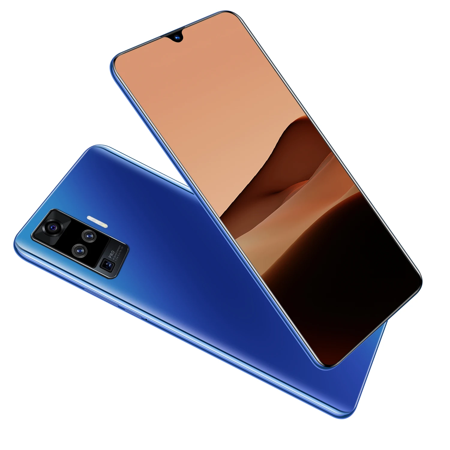 

X60 Pro 8+512GB 16MP+32MP 5000mAh 2021 6.6inch glass film Battery Smartphone Android 10 5G 10 Core MTK6875 Double Sim Card