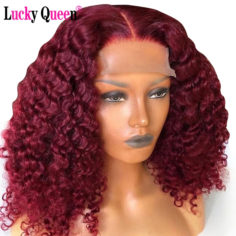 Парики Lucky Queen 13х4 для чернокожих женщин 150% плотность бразильских волос Remy