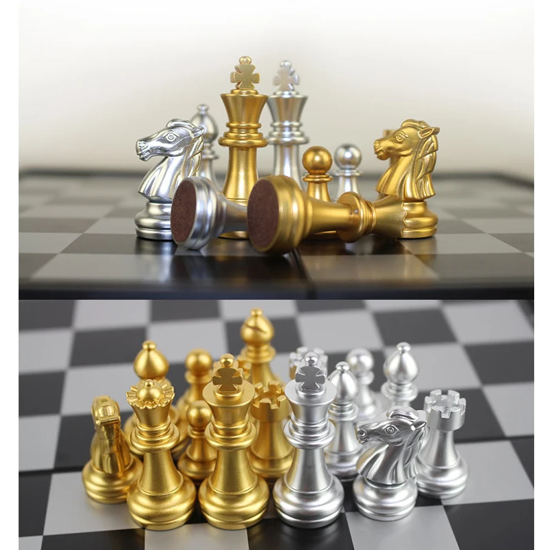 Качественная шахматная игра средневековый Шахматный набор со складной
